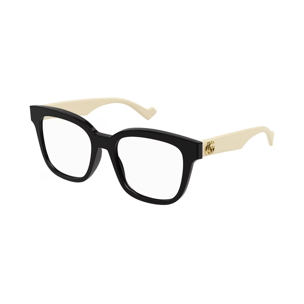Gucci GG0958O-005 – Rame vedere Femei, Negru-Alb, Rectangulari, 52 mm