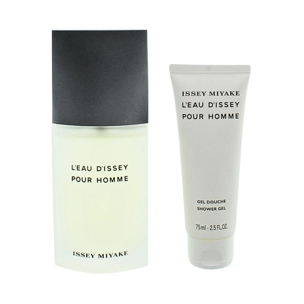 Set Cadou Issey Miyake L'Eau D'Issey Pour Homme Eau de Toilette Bărbați 75ml + Gel de Duș 50ml Parfum